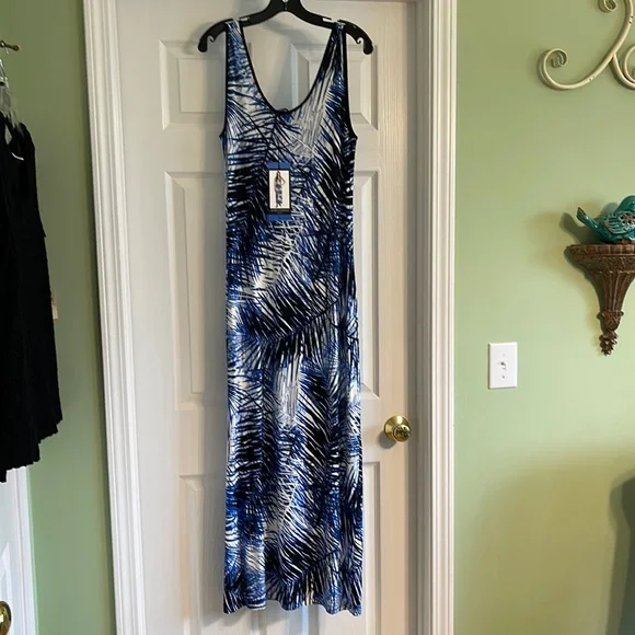 Mario Serrani Dresses | Mario Serrani Maxi Dress | Color: Black/Blue | Size: L | Doxiemom45's Closet Mario Serrani Dresses | Mario Serrani Maxi Dress | Color: Black/Blue | Size: L | Doxiemom45's Closet